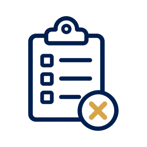 The vendor approval process is not prepared.